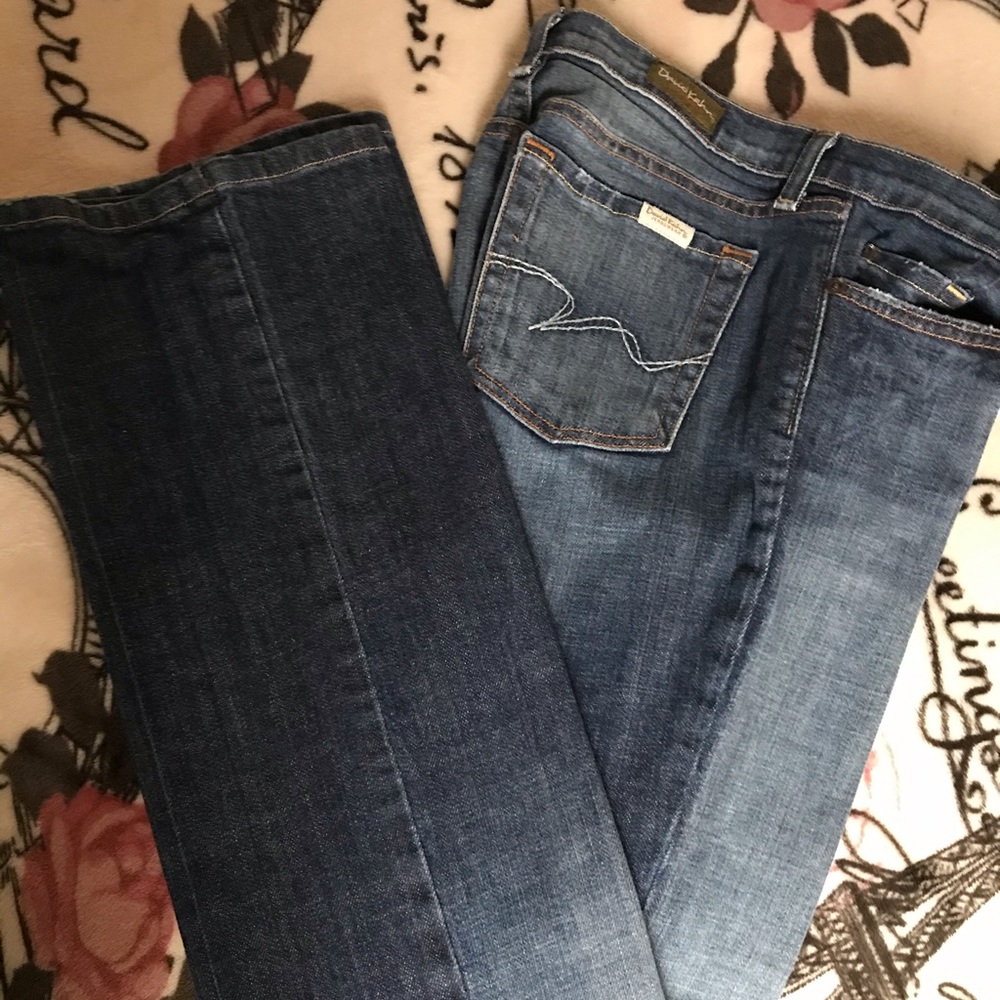 David Kahn straight leg premium denim jeans Size 6